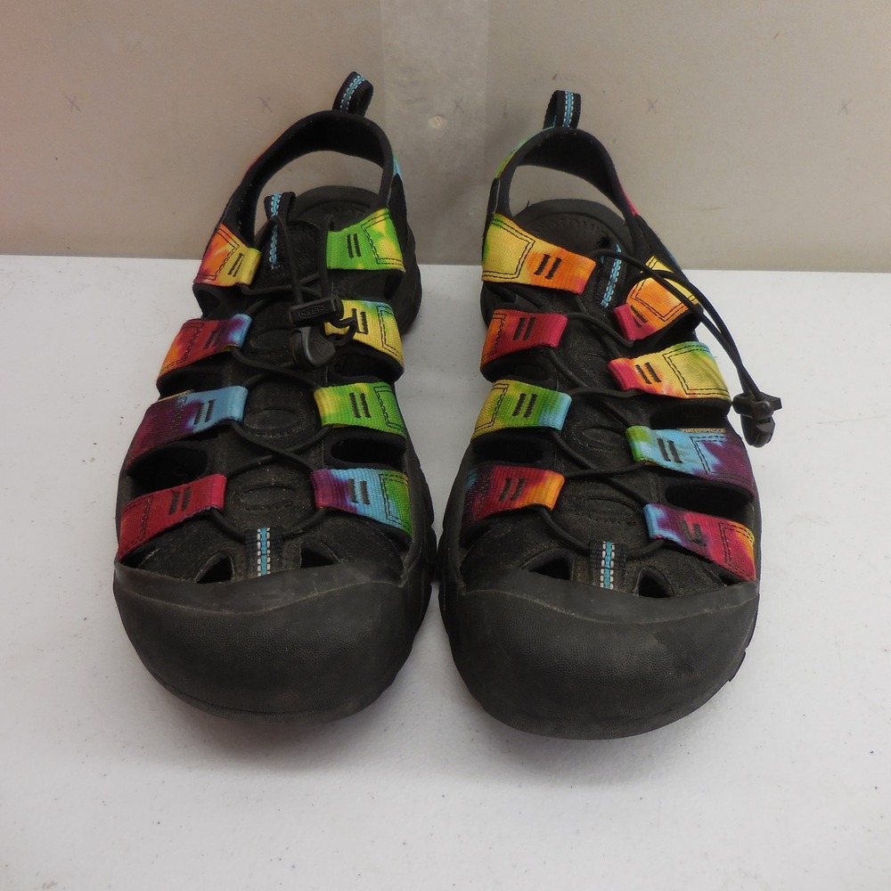KEEN Newport H2 Mens 13 Rainbow Tie Dye Waterproof Hiking Sandals 1018804